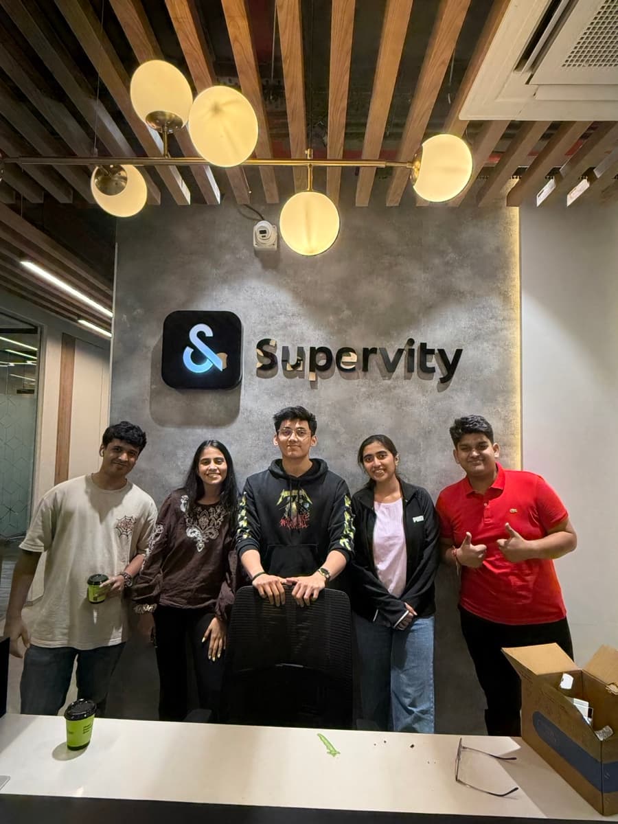 Satyajeet Kadu and the Supervity engineering team